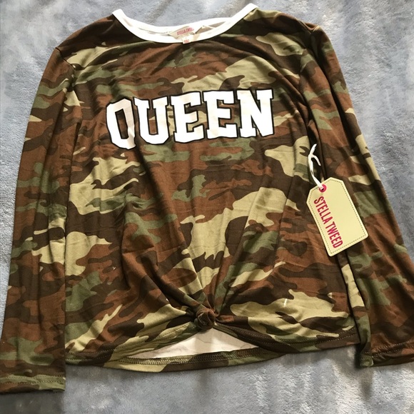 Girls camo shirt - Picture 1 of 1